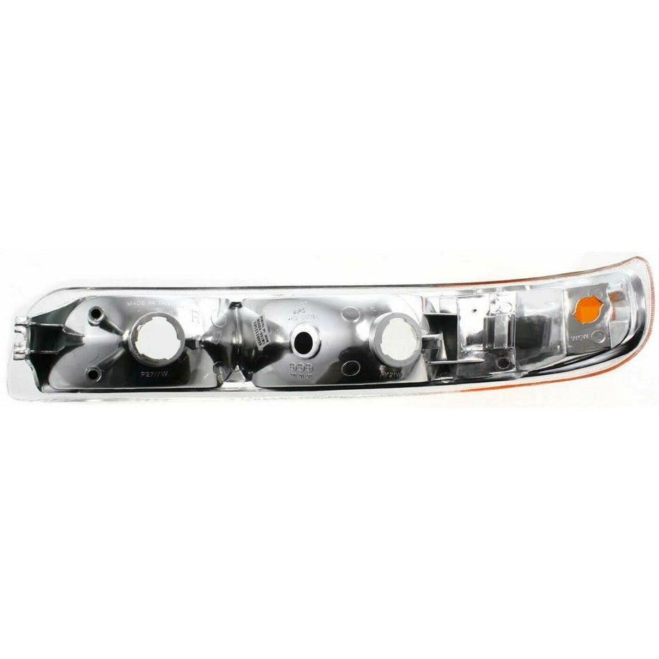 DAT AUTO PARTS Front Right Passenger Side Lens Housing with Corner Parking Light Turn Signal Replacement for 1999-2002 Chevrolet Silverado Pickup T...