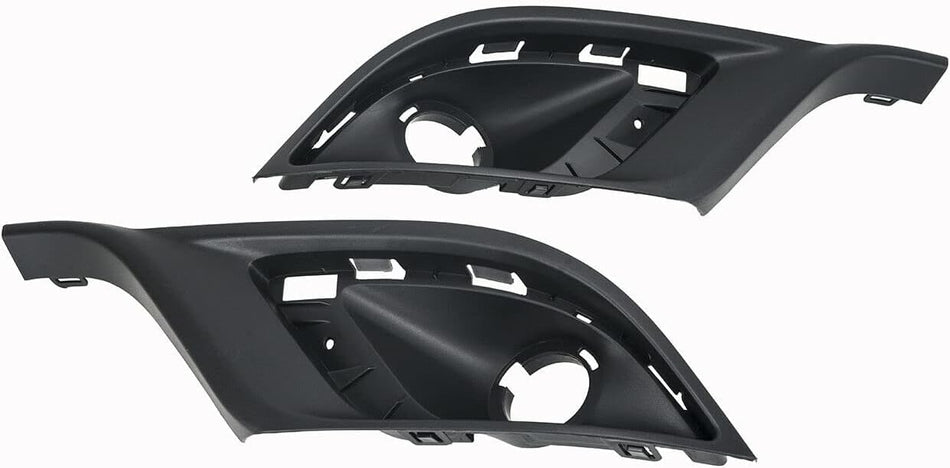 Front Left Driver & Right Passenger Set of 2 Inner Fog Light Cover Bezel Trim Pair Replacement For 2014-2020 Dodge Durango Except 2018-2020 SRT/RT ...