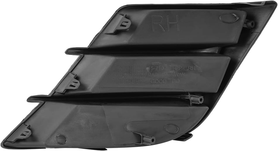 DAT AUTO PARTS Right Front Passenger Side Bumper Fog Light Lamp Hole Cover Grille Molding Trim Replacement for 2010-11 Mazda 3 with 2.0 Liter Engin...