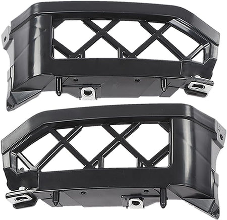 DAT AUTO PARTS Passenger and Driver Outer Bumper Cover Bracket Set of 2 Replacement For Nissan Frontier 2005-2021 amd Pathfinder 2005-2012 Black Sm...