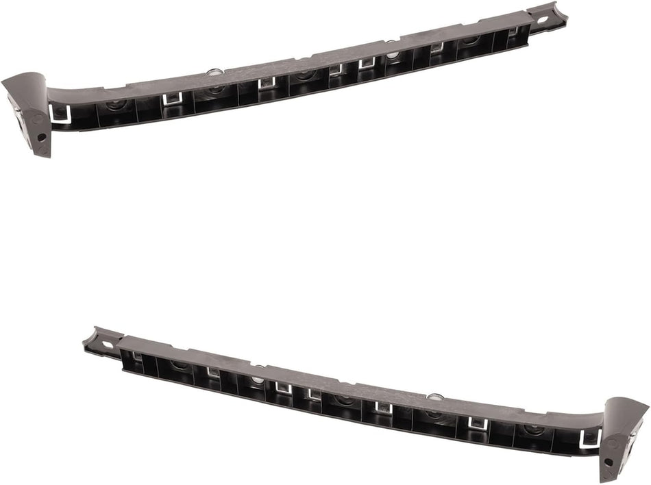Rear Driver and Passenger Side Upper Bumper Cover Bracket Fits 2015-2023 Dodge Charger Black Textured CH1142109 CH1143109