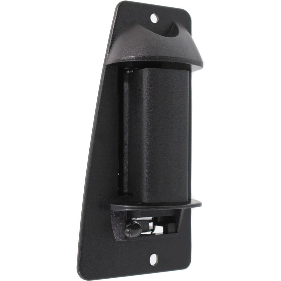 Rear Driver and Passenger Side Outside Exterior Door Handle Fits 1999-2007 Chevrolet Silverado 1500 2500 3500 GMC Black Textured GM1520115 GM1521115