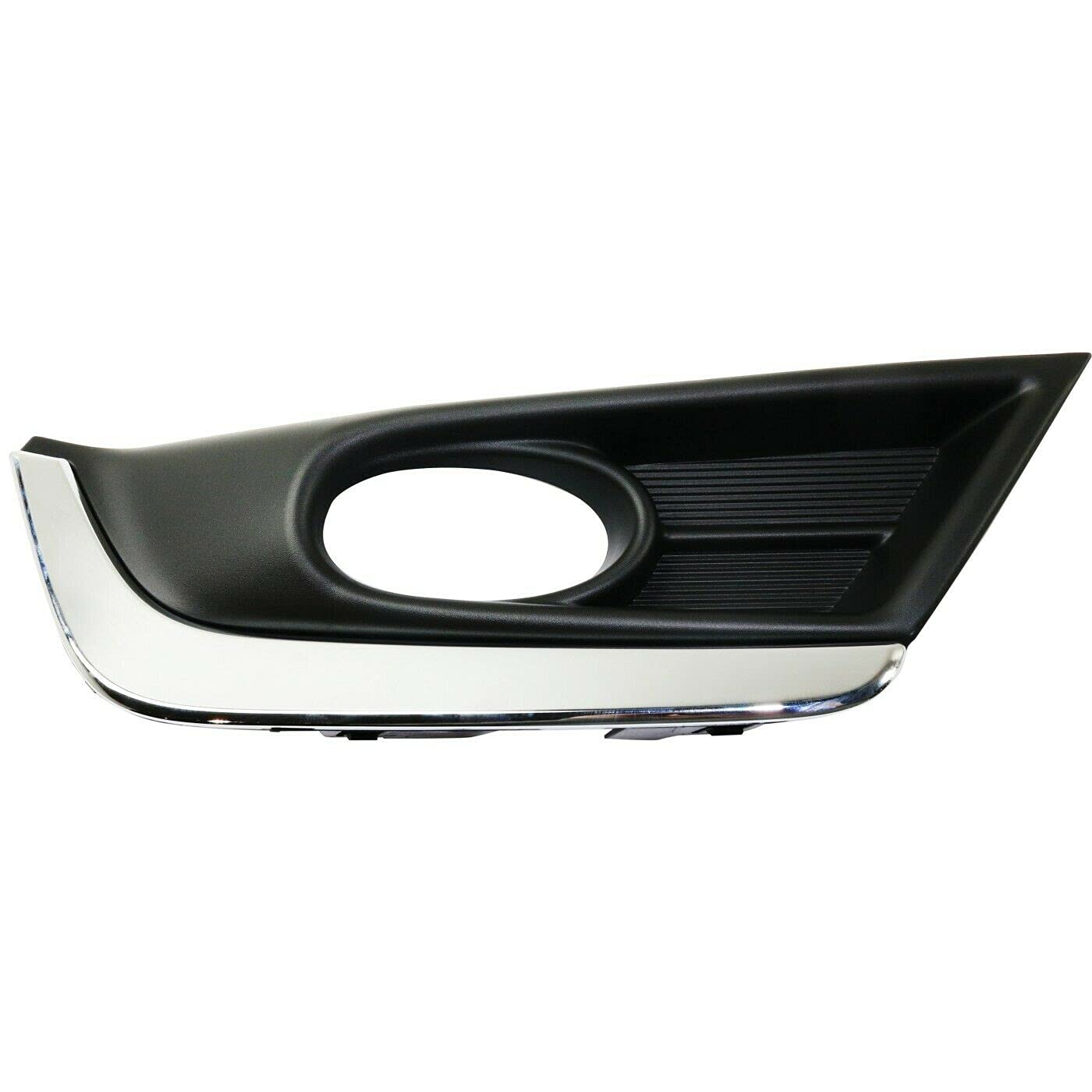 DAT AUTO PARTS Front Right Passenger Side Fog Light Bezel Lamp Hole Cover Molding Bumper Insert Replacement for 2017 2018 2019 Honda CRV Black Text...