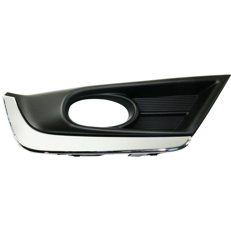DAT AUTO PARTS Front Right Passenger Side Fog Light Bezel Lamp Hole Cover Molding Bumper Insert Replacement for 2017 2018 2019 Honda CRV Black Text...