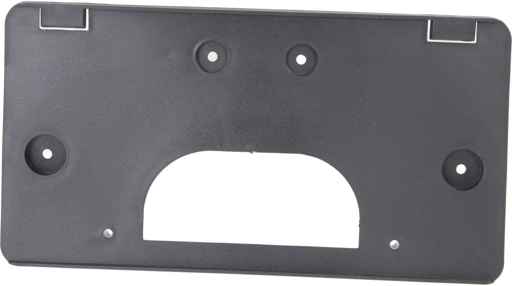 DAT AUTO PARTS Front Bumper Cover License Plate Frame Tag Mounting Bracket Holder Replacement For 2003-2007 GMC Sierra 1500 2500 Pickup Truck Black...