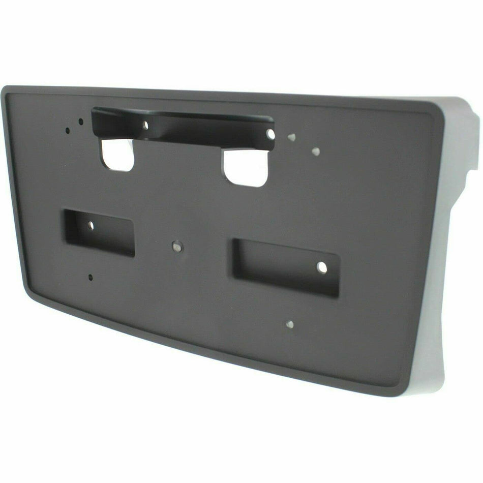 DAT AUTO PARTS Front Bumper License Plate Frame Tag Mounting Bracket Holder Replacement For 2014-2015 Silverado 1500 Pickup Truck Black Textured Pl...