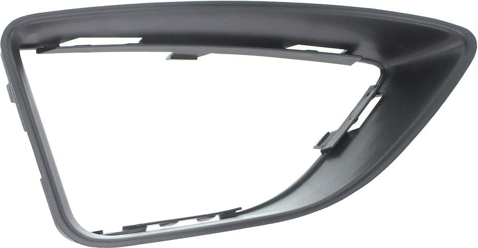 DAT AUTO PARTS Front Left Driver & Right Passenger Set Fog Light Cover Bezel Outer Trim Ring Replacement For 2010-2012 Ford Fusion S & SE Models Bl...
