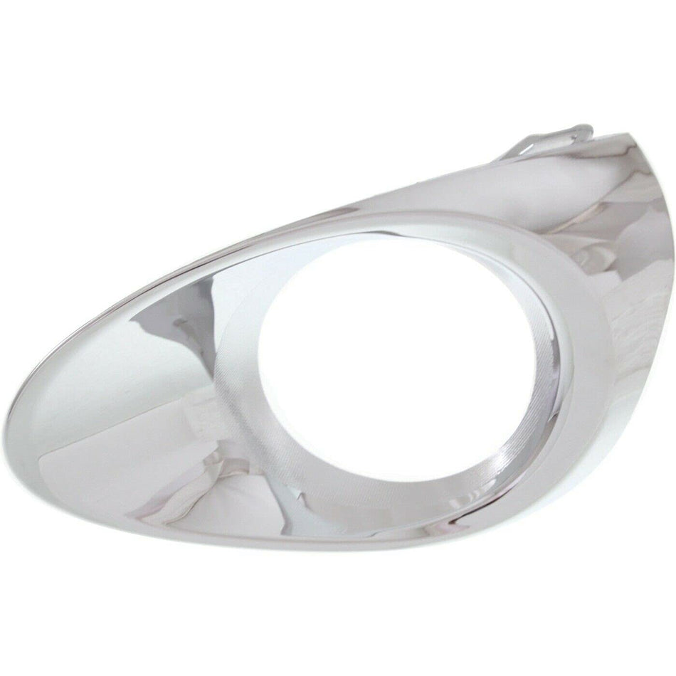 DAT AUTO PARTS Right Front Passenger Side Fog Light Bezel Replacement for 13-15 Lexus RX350 RX450H Chrome Finish LX1039105 814810E110