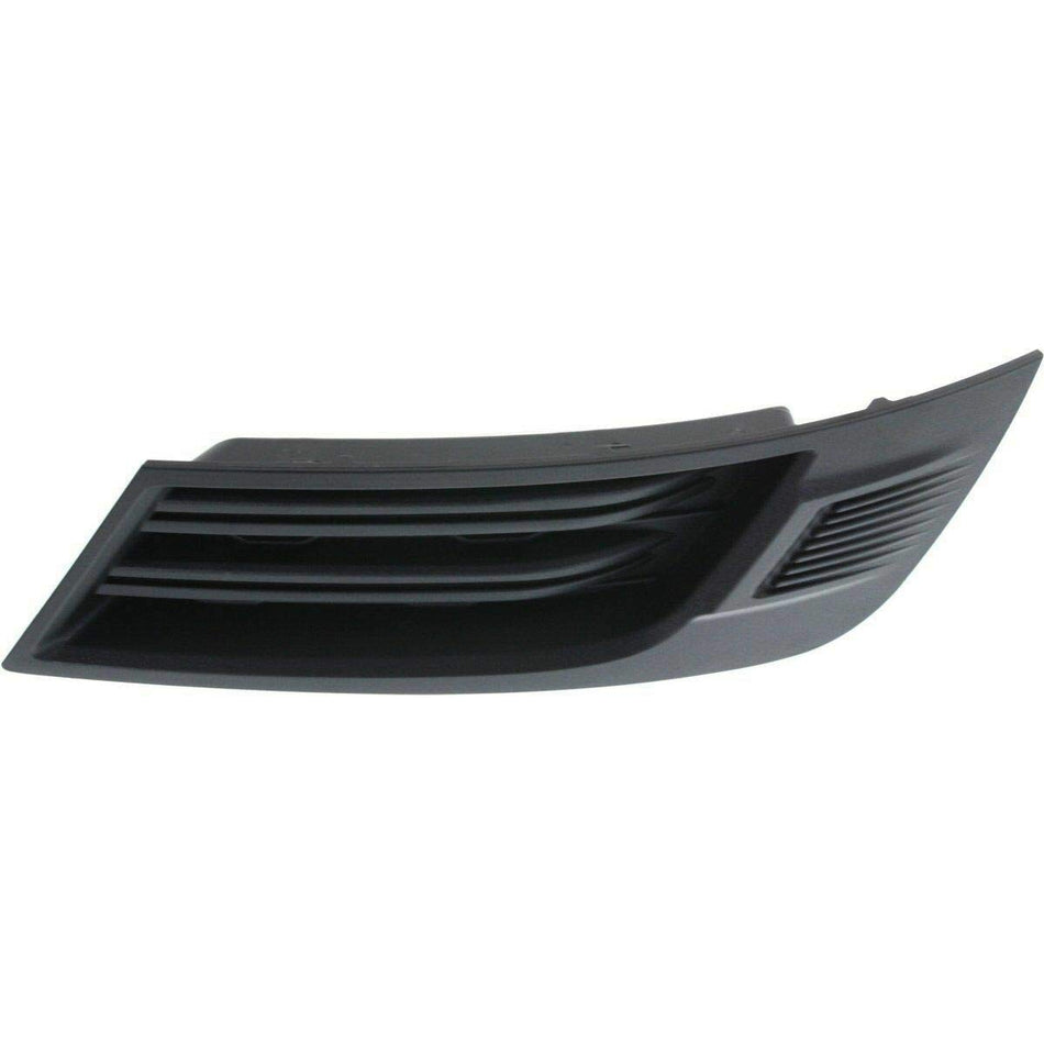 DAT AUTO PARTS Front Left Driver Side Fog Light Hole Cover Grille Trim Molding Bumper Insert Replacement For 2013-2017 Chevrolet Chevy Traverse Bla...