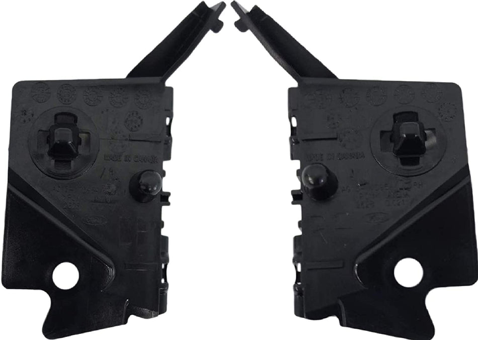 Front Left Driver & Right Passenger Set Of 2 Bumper Cover Support Bracket Mounting Retainer Reinforcement Brace Pair Replacement For 2010-2019 Ford...