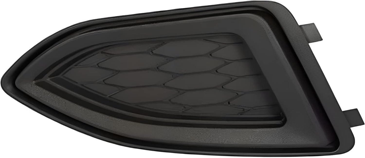 DAT AUTO PARTS Front Left Driver Side Fog Lamp Light Hole Cover Trim Grille Molding Bumper Insert Replacement For 2015 2016 2017 2018 Ford Edge Bla...