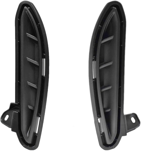 DAT AUTO PARTS Front Left Driver & Right Passenger Set Of 2 Bumper Fog Light Cover Lamp Grille Trim Insert Pair Replacement For 2021-2024 Toyota Ve...