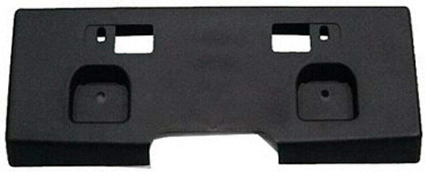 DAT AUTO PARTS Front Bumper License Plate Mounting Bracket Tag Holder Replacement for 2010 -2012 Nissan Sentra Black Textured Plastic NI1068110 620...