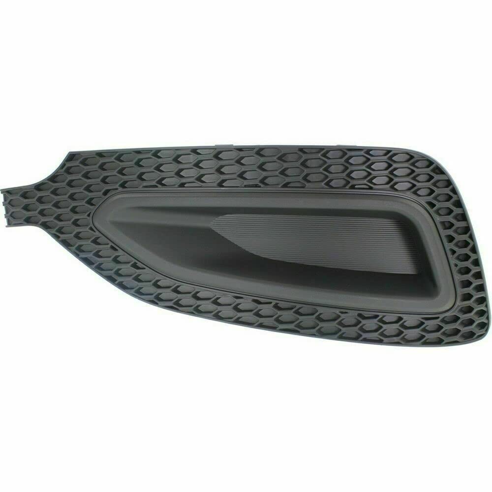 DAT AUTO PARTS Front Right Passenger Side Fog Light Hole Lamp Cover Grille Molding Trim Bumper Insert Replacement For 2013-2016 Hyundai Santa Fe Sp...