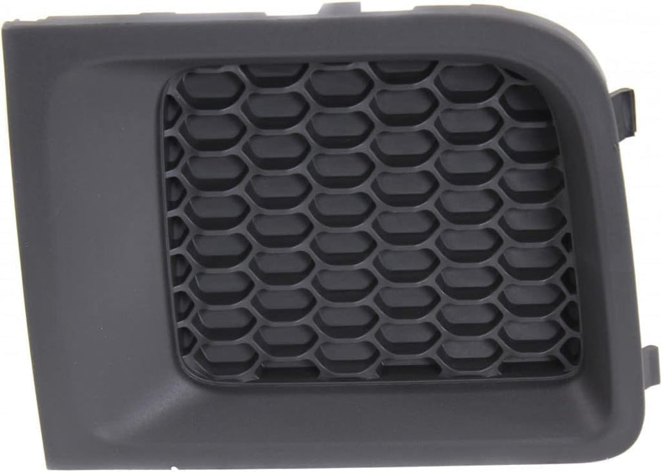DAT AUTO PARTS Front Right Passenger Side Bumper Cover Fog Light Hole Grille Bezel Insert Trim Replacement For 2015-2018 Jeep Renegade Black Textur...