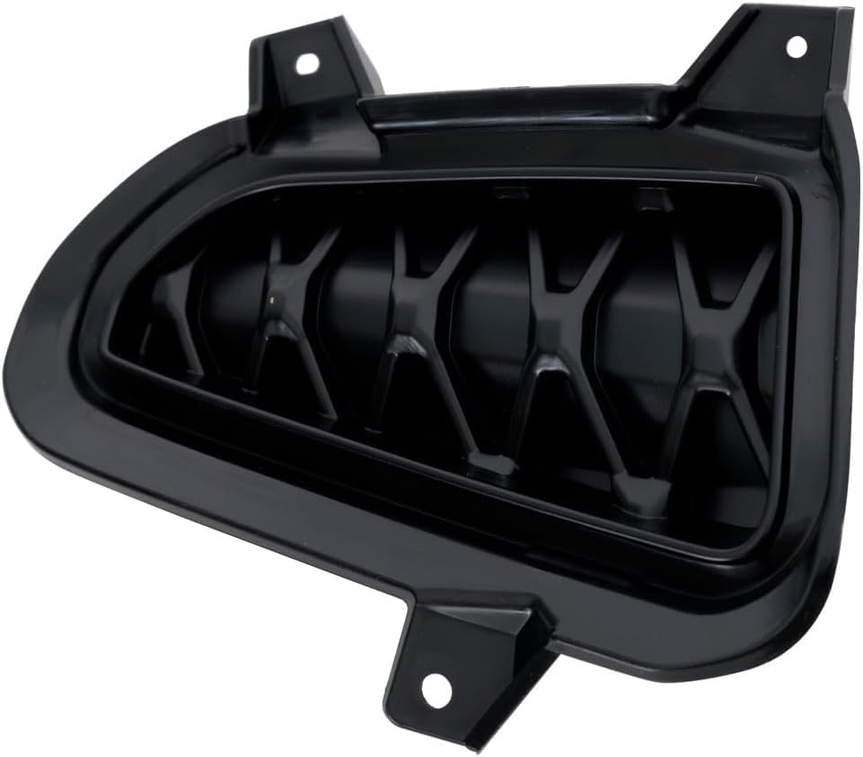 DAT AUTO PARTS Front Right Passenger Side Fog Light Bumper Cover Grille Molding Insert Bezel Trim Replacement For 2021-2025 Dodge Durango Black Tex...