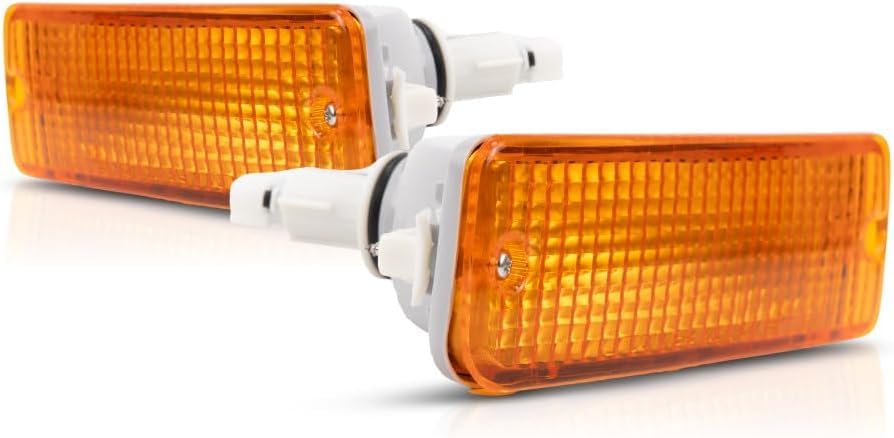Front Driver and Passenger Side Signal Light Set of 2 Fits 1993-1998 Toyota T100 TO2530118 TO2531118