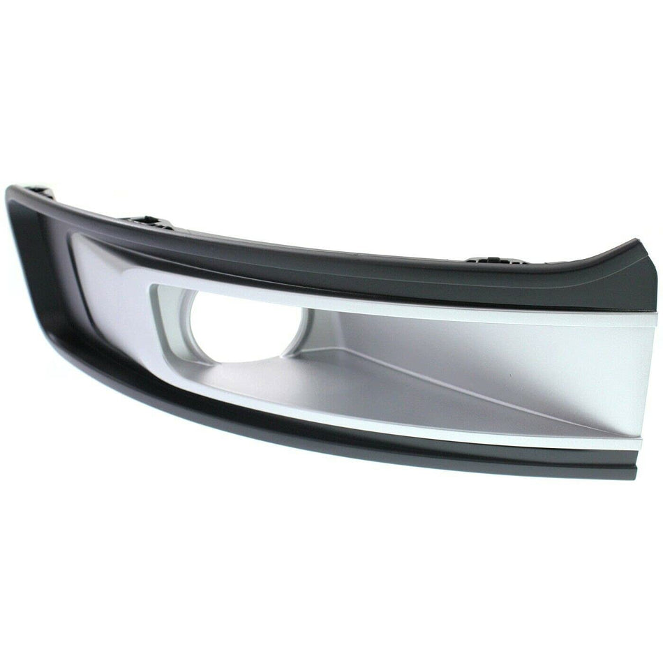 DAT AUTO PARTS Front Right Passenger Side Fog Light Bezel Trim Cover Bumper Molding Insert Replacement For 2013-2019 Ford Flex Black & Silver Textu...