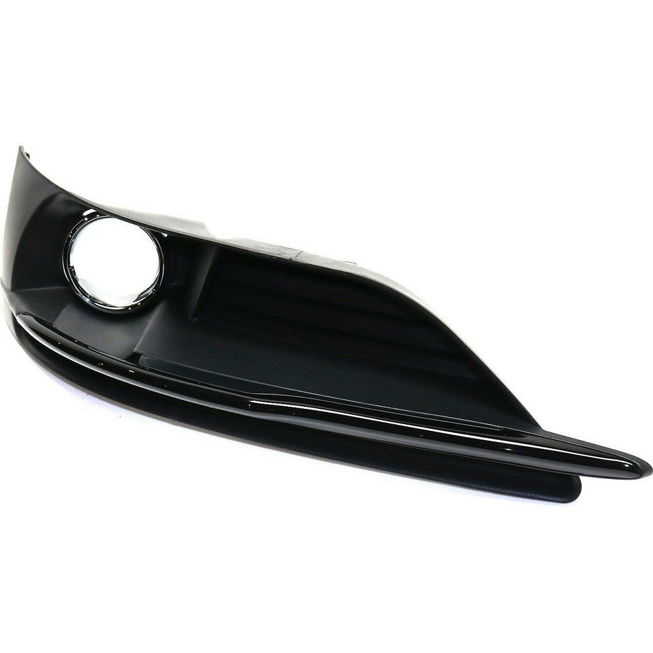 DAT AUTO PARTS Front Left Driver Side Fog Light Cover Bezel Insert Replacement for 2011-2014 Chrysler 200 Sedan & Convertible Black Textured Plasti...