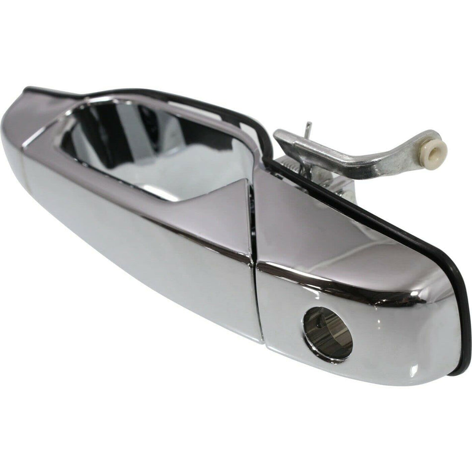 Front Driver Side Exterior Door Handle Fits 2007-2014 Chevy Silverado Tahoe GMC Sierra Yukon Chrome GM1310163