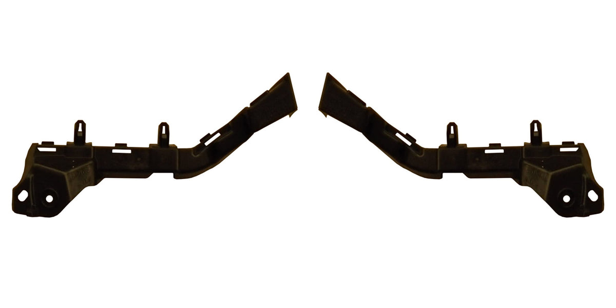 DAT AUTO PARTS Front Right Passenger & Left Driver Side Outer Bumper Cover Locating Guide Bracket Pair Replacement For 2017 - 2019 GMC Acadia Black...
