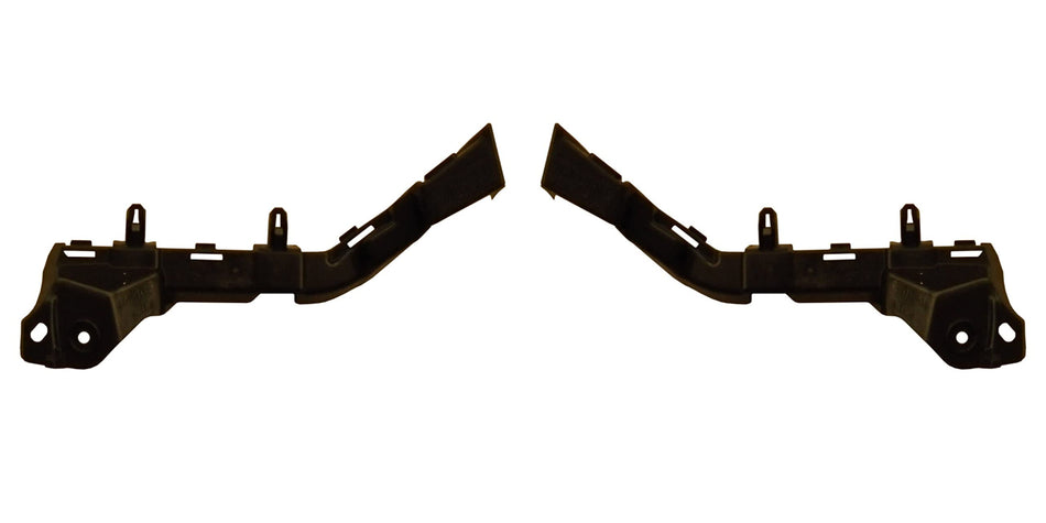 DAT AUTO PARTS Front Right Passenger & Left Driver Side Outer Bumper Cover Locating Guide Bracket Pair Replacement For 2017 - 2019 GMC Acadia Black...