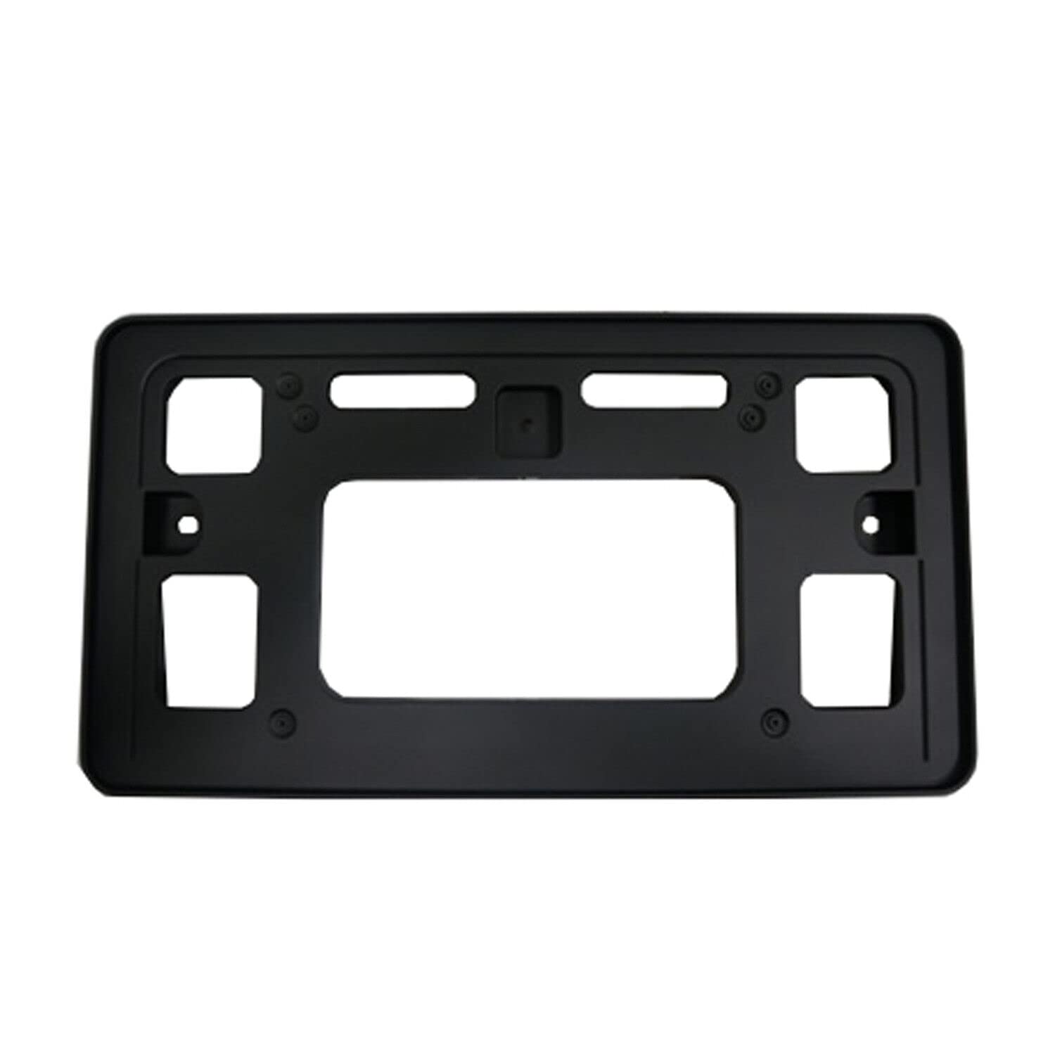 DAT AUTO PARTS Front Bumper License Plate Bracket Frame Cover Tag Holder Replacement for 2016-2018 Honda Pilot Black Textured Plastic HO1068136 711...