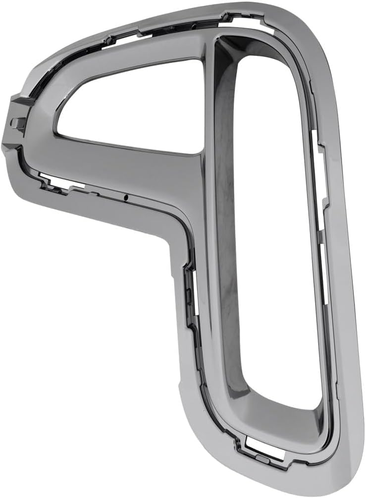 Fog Light Bumper Cover Grille Molding Bezel Trim Insert for 2021-2025 Dodge Durango Front Right Passenger Side Satin Nickel CH1039220