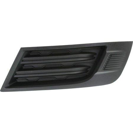 DAT AUTO PARTS Front Left Driver Side Fog Light Hole Cover Grille Trim Molding Bumper Insert Replacement For 2013-2017 Chevrolet Chevy Traverse Bla...