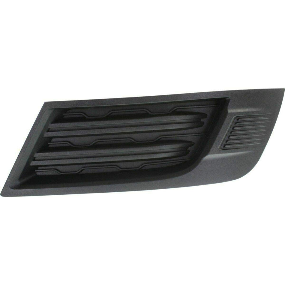 DAT AUTO PARTS Front Left Driver Side Fog Light Hole Cover Grille Trim Molding Bumper Insert Replacement For 2013-2017 Chevrolet Chevy Traverse Bla...