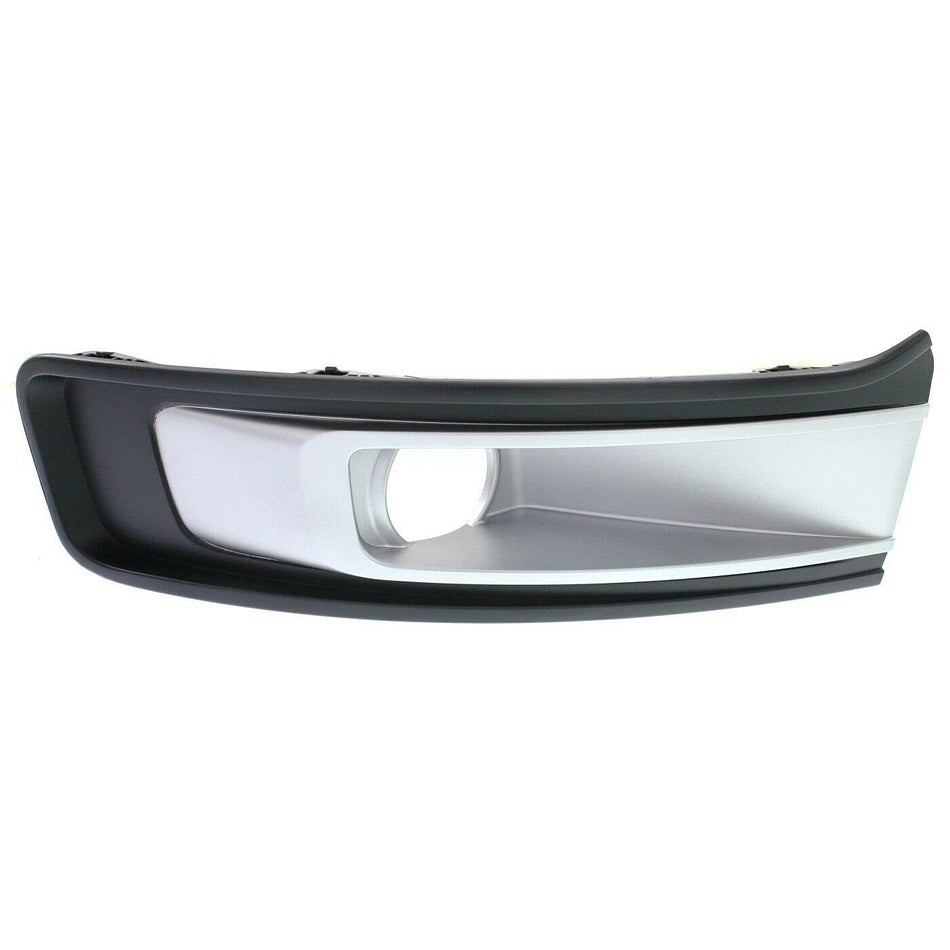 DAT AUTO PARTS Front Right Passenger Side Fog Light Bezel Trim Cover Bumper Molding Insert Replacement For 2013-2019 Ford Flex Black & Silver Textu...