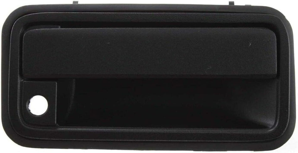 Outside Liftgate Rear Tailgate Door Handle Replacement Fits 1992-2000 Chevrolet GMC Suburban Tahoe Yukon Black Textured Plastic