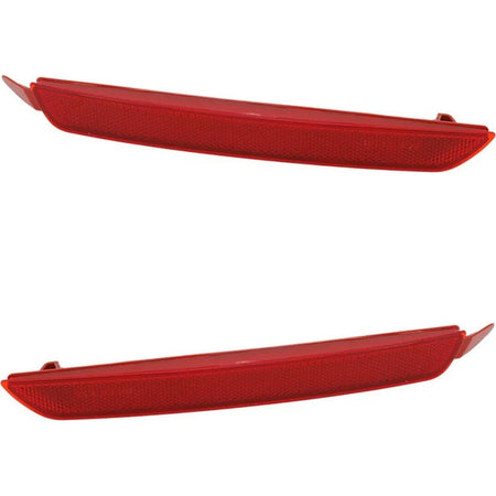 Rear Driver & Passenger Side, PAIR, Bumper Light Reflector, Fits 2020–2025 Mazda CX30, 2022–2024 Mazda MX-30 EV, and 2023–2025 CX50 Models, Plastic...
