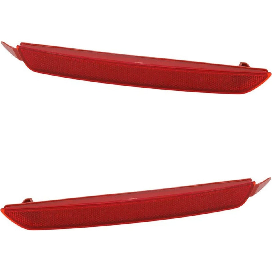 Rear Driver & Passenger Side, PAIR, Bumper Light Reflector, Fits 2020–2025 Mazda CX30, 2022–2024 Mazda MX-30 EV, and 2023–2025 CX50 Models, Plastic...
