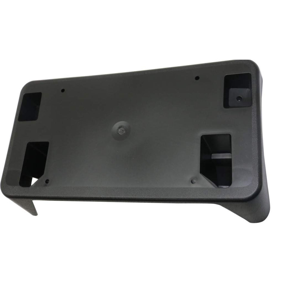 DAT AUTO PARTS Front Bumper License Plate Frame Mounting Bracket Tag Holder Replacement for 2018-2021 Chevrolet Chevy Traverse Black Textured Plast...