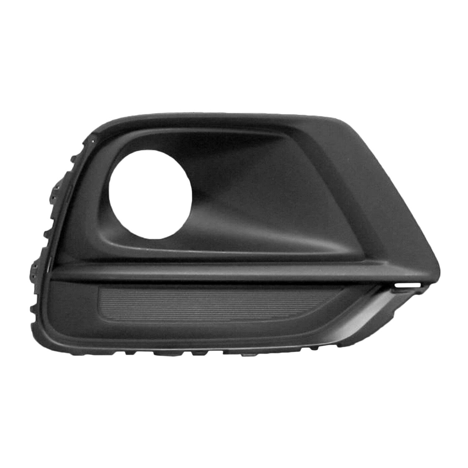 DAT AUTO PARTS Front Right Passenger Side Fog Light Hole Bezel Cover Lamp Molding Bumper Insert Replacement For 2017-2022 Chevrolet Chevy Trax Blac...