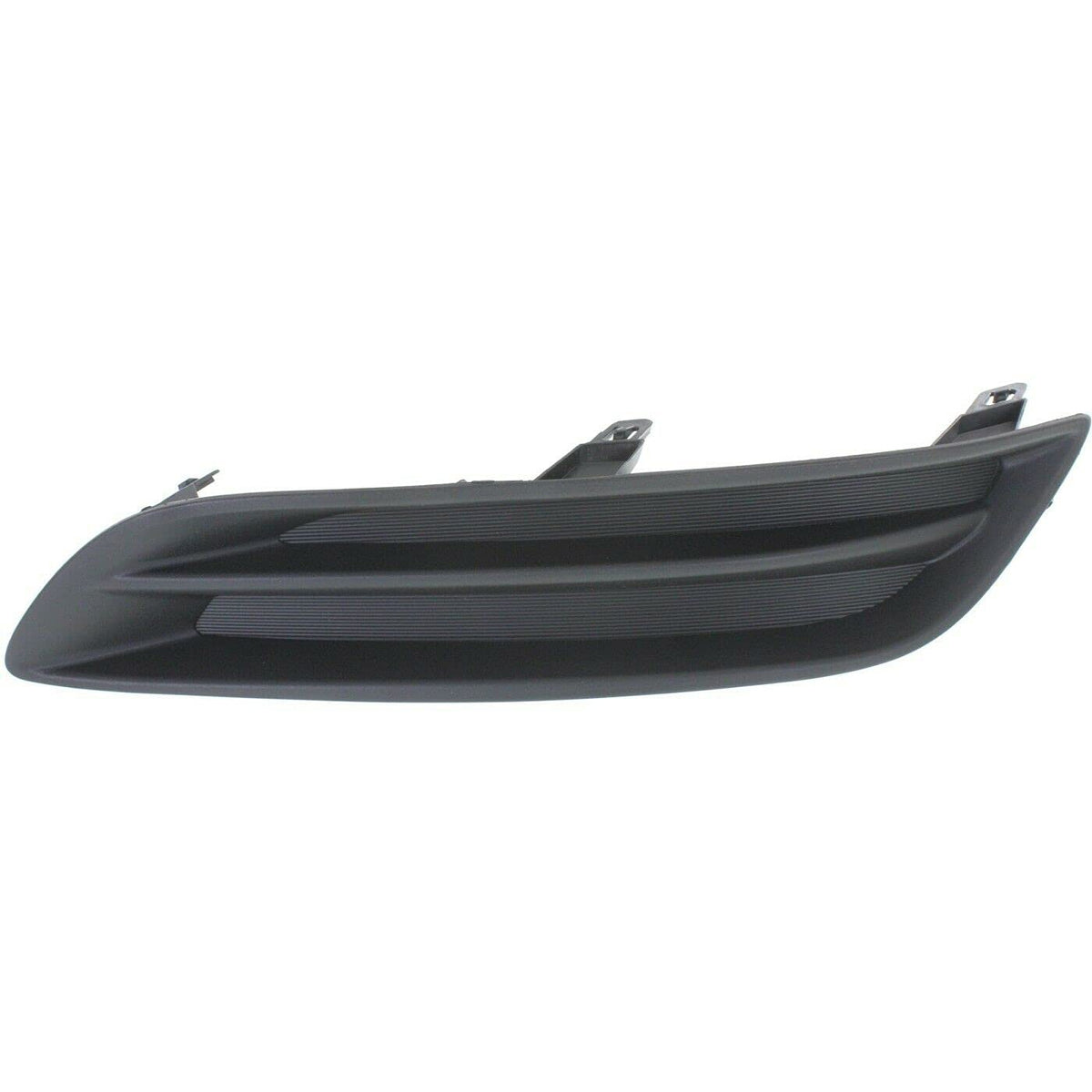 DAT AUTO PARTS Front Right Passenger Side Bumper Fog Light Lamp Hole Cover Grille Molding Trim Replacement for 2013-2015 Nissan Sentra Black Primed...