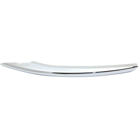 DAT AUTO PARTS Front Left Driver Side Fog Light Cover Trim Molding Bumper Strip Insert Replacement For 2013-2016 Lincoln MKZ Silver Chrome Smooth P...
