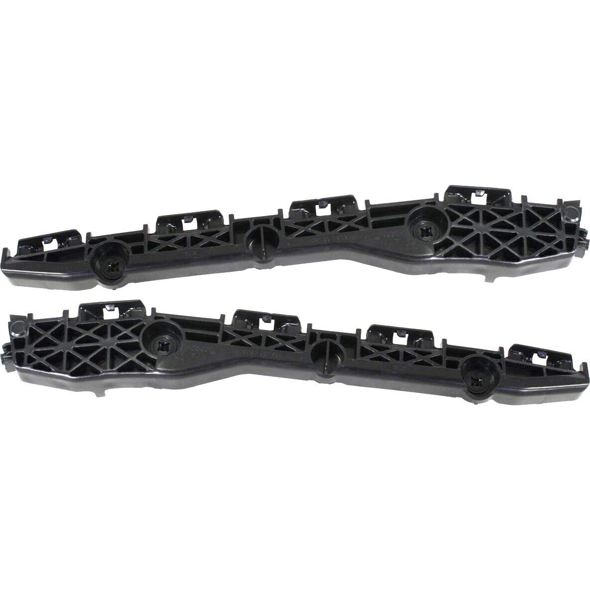 DAT AUTO PARTS Rear Left Driver & Right Passenger Side Outer Set Bumper Cover Support Bracket Replacement For 2006 - 2012 Toyota Rav4 Black Texture...