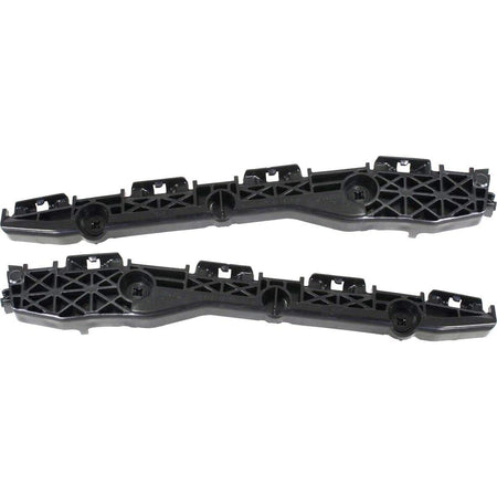 DAT AUTO PARTS Rear Left Driver & Right Passenger Side Outer Set Bumper Cover Support Bracket Replacement For 2006 - 2012 Toyota Rav4 Black Texture...
