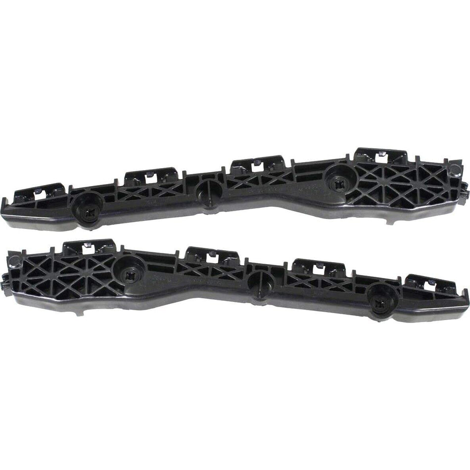 DAT AUTO PARTS Rear Left Driver & Right Passenger Side Outer Set Bumper Cover Support Bracket Replacement For 2006 - 2012 Toyota Rav4 Black Texture...