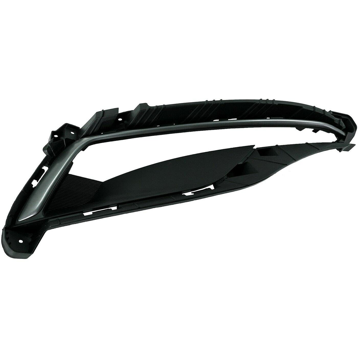 DAT AUTO PARTS Front Right Passenger Side Fog Light Bezel Cover Lamp Trim Bumper Insert Replacement for 2015 2016 2017 Hyundai Sonata Sport Black T...