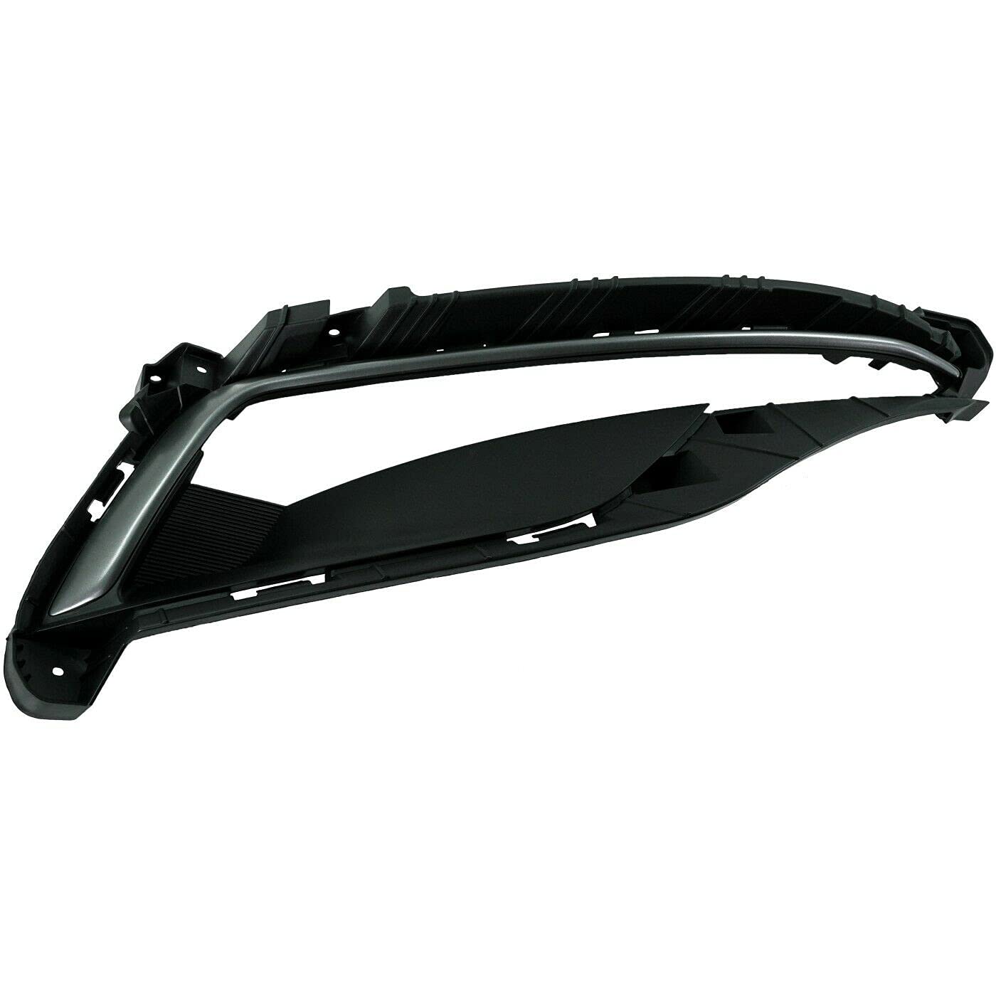 DAT AUTO PARTS Front Right Passenger Side Fog Light Bezel Cover Lamp Trim Bumper Insert Replacement for 2015 2016 2017 Hyundai Sonata Sport Black T...