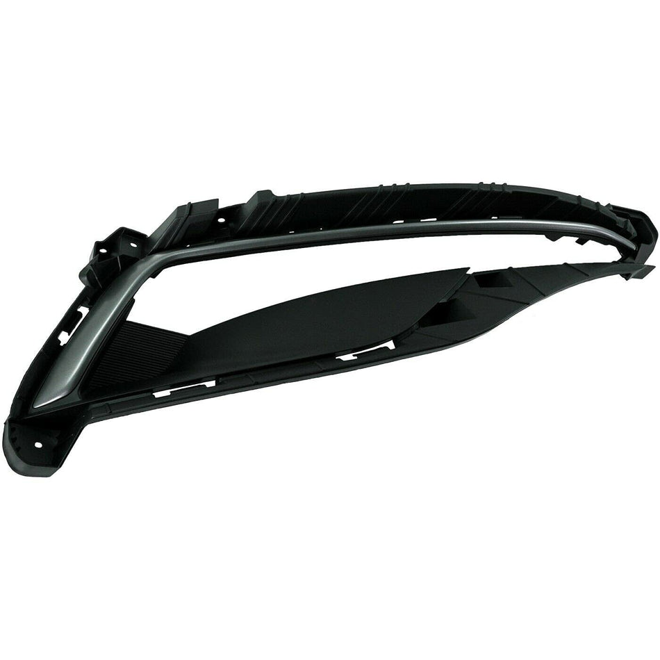 DAT AUTO PARTS Front Right Passenger Side Fog Light Bezel Cover Lamp Trim Bumper Insert Replacement for 2015 2016 2017 Hyundai Sonata Sport Black T...