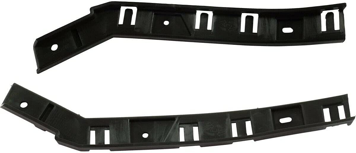 DAT AUTO PARTS Front Left Driver & Right Passenger Side Outer Bumper Cover Bracket Set Of 2 Replacement For 2007 - 2012 GMC Acadia Black Textured G...
