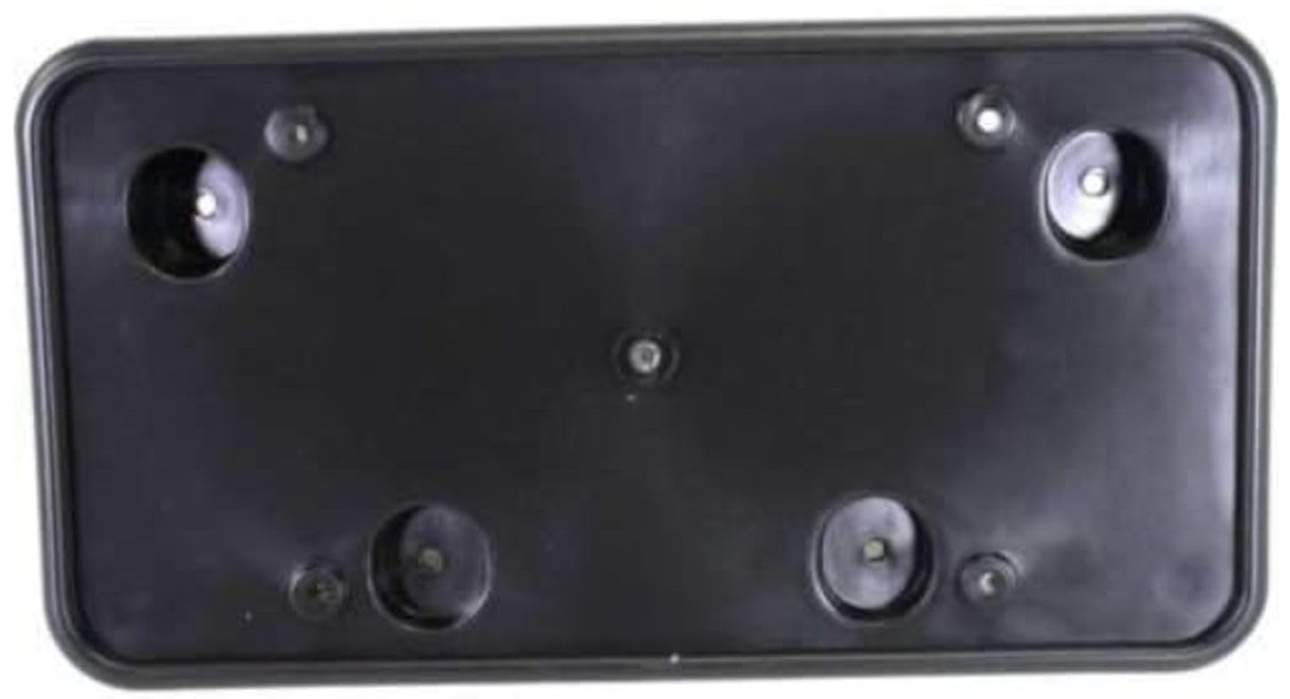 Front Bumper Cover License Plate Frame Tag Mounting Bracket Holder Replacement for 2004-2009 Cadillac SRX Black Textured Made of Plastic GM1068123 ...