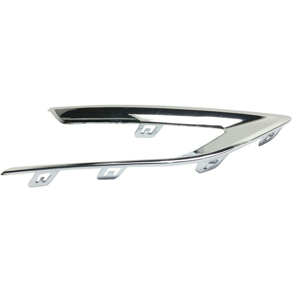 DAT AUTO PARTS Front Right Passenger Side Fog Light Bezel Trim Molding Bumper Insert Replacement For 2016-2018 Chevrolet Chevy Cruze Without RS Pac...