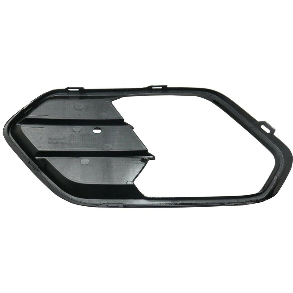 DAT AUTO PARTS Front Right Passenger Side Fog Light Bezel Cover Trim Molding Bumper Insert Replacement For 2017 2018 2019 Ford Escape Gloss Black S...
