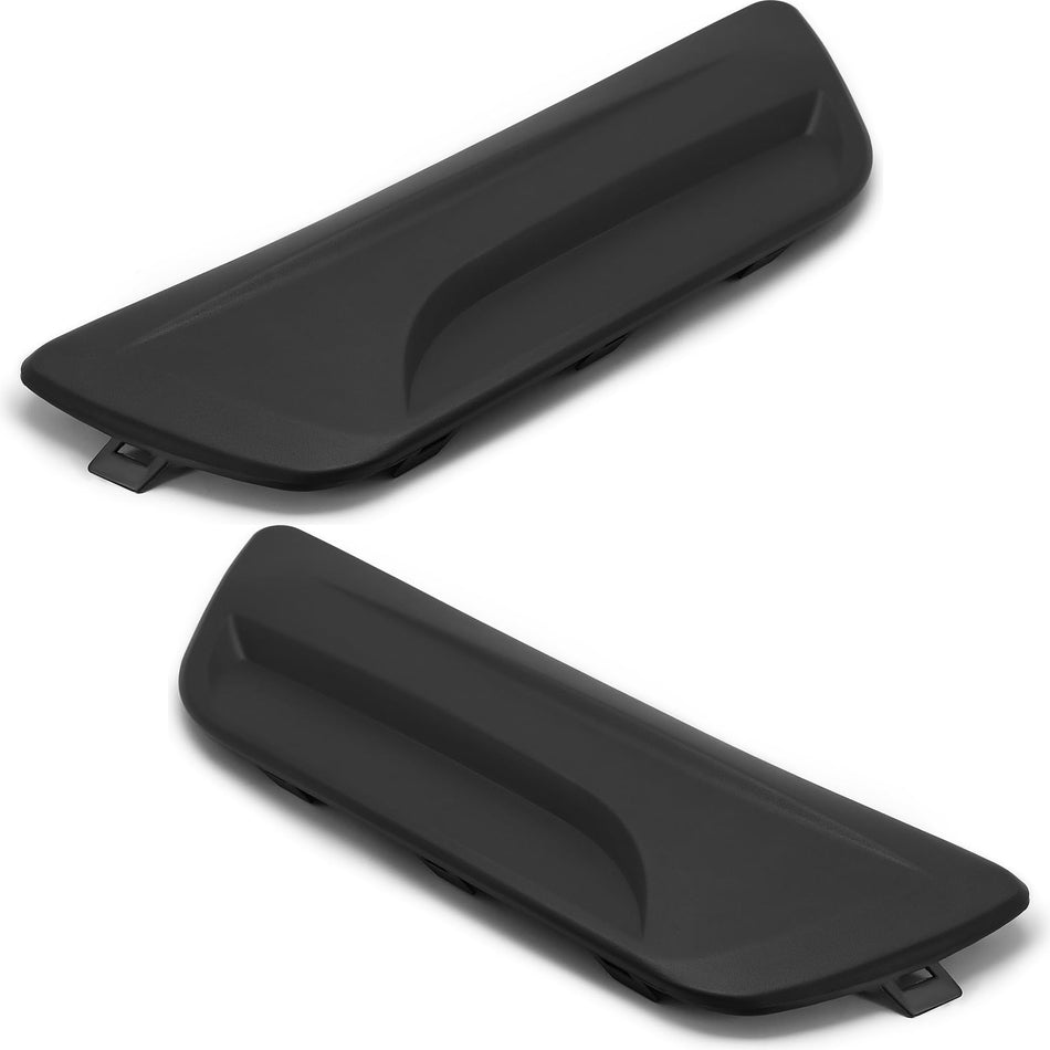 DAT AUTO PARTS Front Left Driver & Right Passenger Set of 2 Bumper Fog Light Hole Cover Insert Pair Replacement For 2013-2016 Chevrolet Chevy Malib...