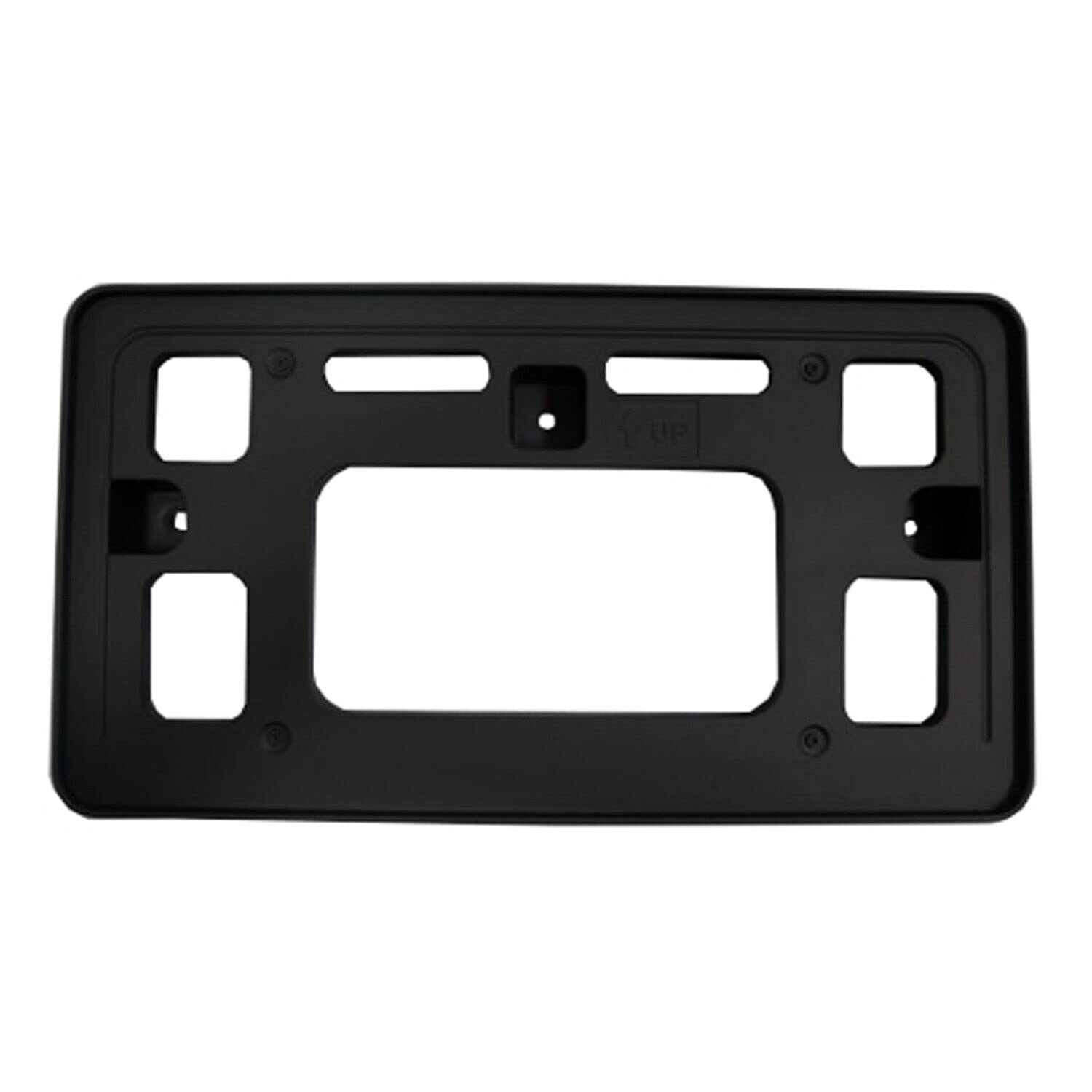 DAT AUTO PARTS Front Bumper License Plate Bracket Frame Cover Tag Holder Replacement for 2019 - 2022 Honda Pilot Black Textured Plastic HO1068137 7...
